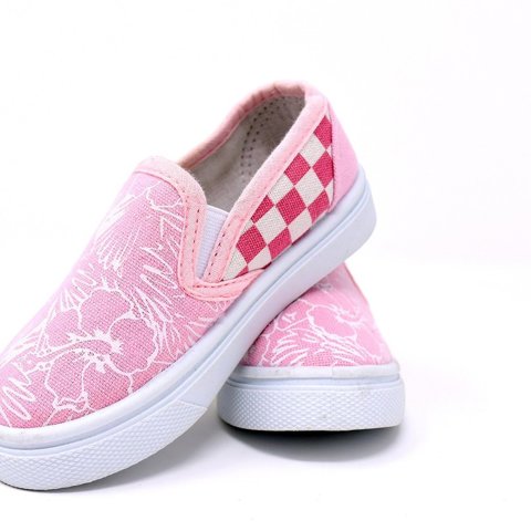 Check Slip-on, Pink